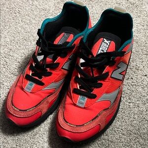 New Balance X-Racer Red and Black Athletic Running Shoes